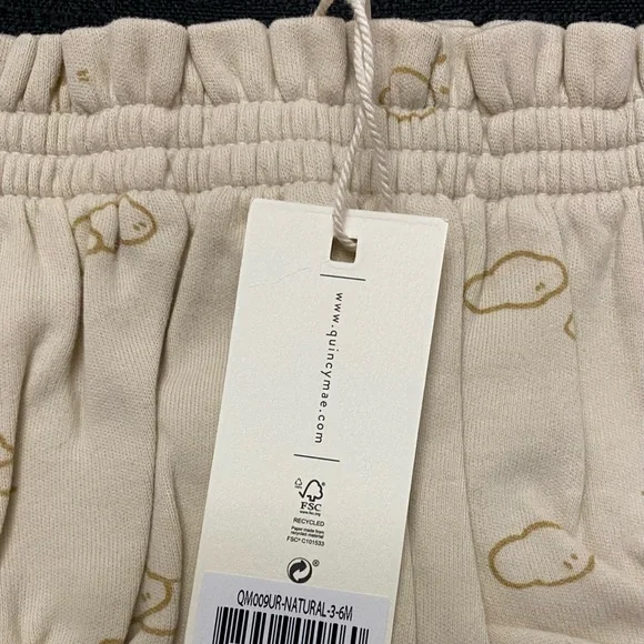 xSOLDQuincy Mae Gathered Bloomers, Natural Cloud Design 3-6M Gender Neutral - Picture 2 of 7